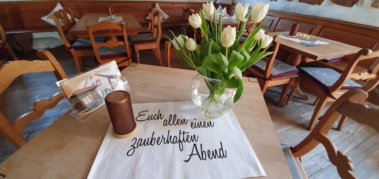 Landgasthaus "Zum Engel" Neuleiningen Kültér fotó
